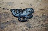 Acrylic laser cut octopus necklace