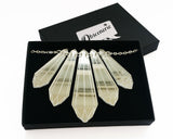 crystal cascade necklace in box