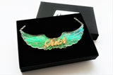flying fuck necklace