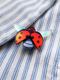ladybird brooch