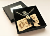 ferret pendant in box