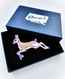 Baby Pink Reindeer Brooch