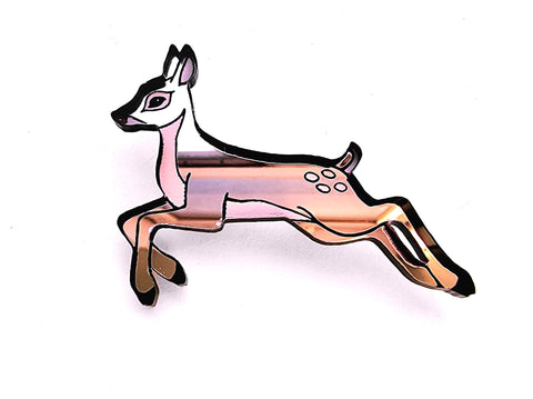 Baby Pink Reindeer Brooch