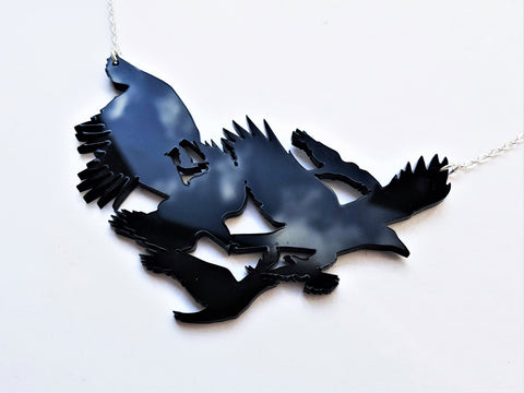 Murder of Crows Necklace