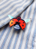 ladybird brooch 
