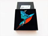kingfisher pendant in box