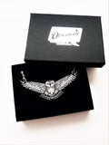 owl necklace in gift box