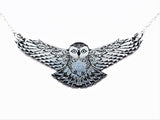 snowy owl necklace