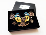 blue tit necklace in gift box