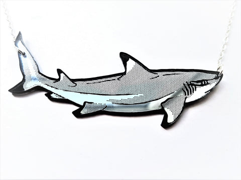 Black Tipped Reef Shark Necklace