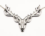 stag's head necklace